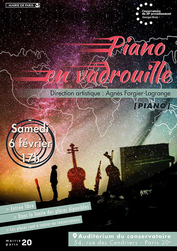 Affiche pour Piano en vadrouille