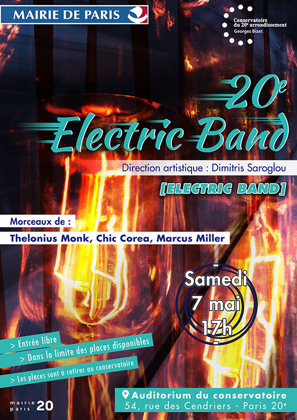 Affiche pour 20e Electric Band