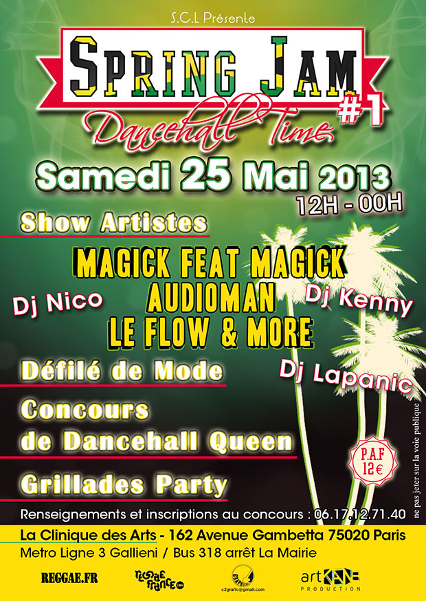 flyer pour la spring jam numero 1