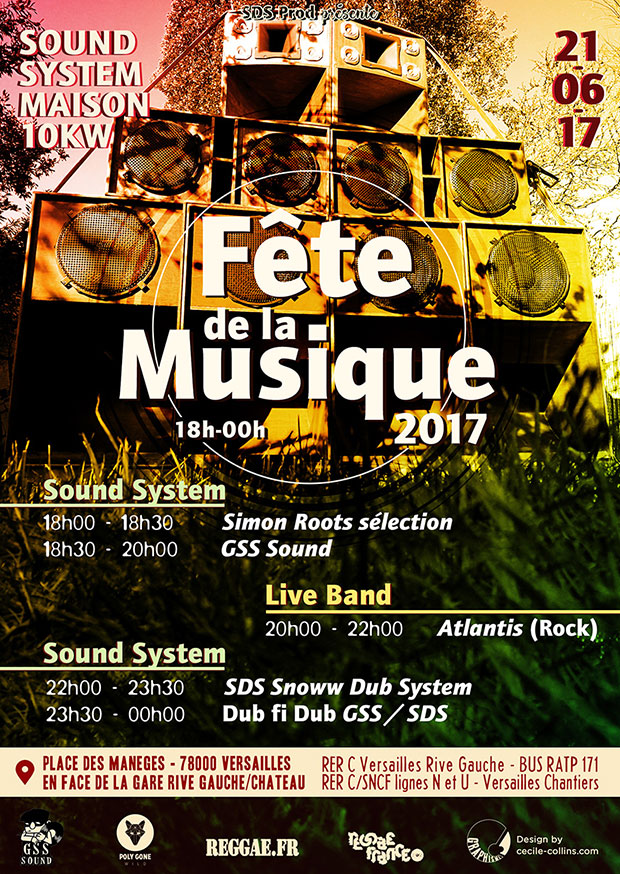 flyer pour la fete de la musique 2017